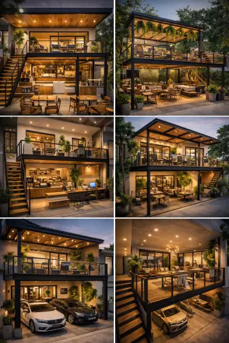 Mezannine Cafe Modern di Ciputat Timur